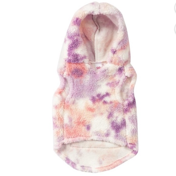 ✅Justice Pet Polyester Sherpa Tie-Dye Dog Hoodie, Size Small🐶 - Picture 2 of 6